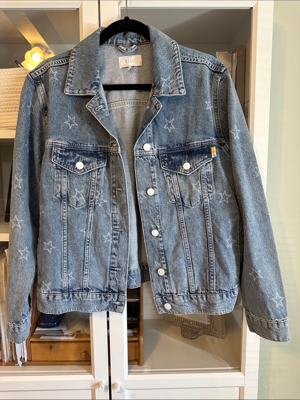 Rails Denim Jacket with Stars size M - Picture 1 of 4